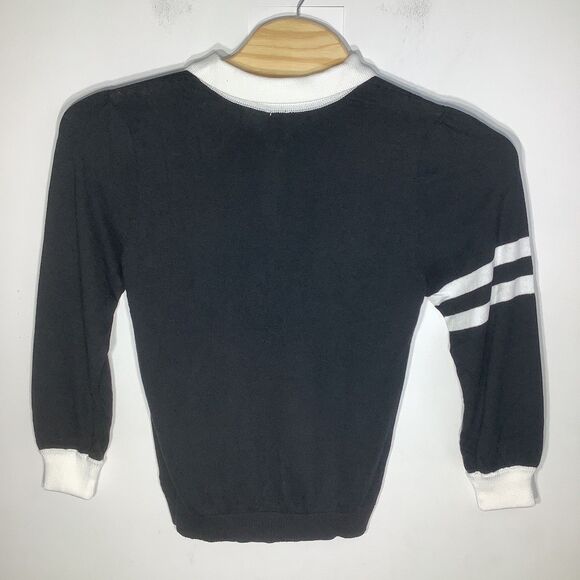 The Bubble Womens Mulligan Long Sleeve Sweater Black Size Large NWT - Picture 2 of 8